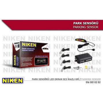 Niken 0160010202 Led Ekran Ses İkazlı Gri Park Sensörü