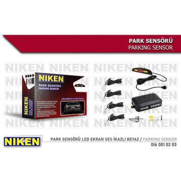Niken 0160010203 Led Ekran Ses İkazlı Beyaz Park Sensörü