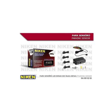 Niken 0160010203 Led Ekran Ses İkazlı Beyaz Park Sensörü