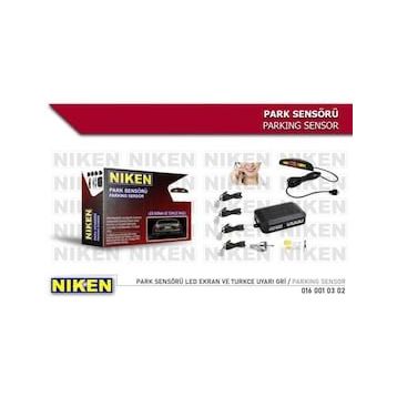 Niken 0160010302 Led Ekran ve Türkçe Uyarı Gri Park Sensörü