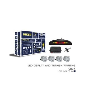 Niken 0160010302 Led Ekran ve Türkçe Uyarı Gri Park Sensörü