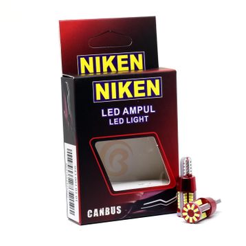 Niken 12V T10 Dipsiz 57 Led'li 2’li Beyaz Işık Far Ampülü