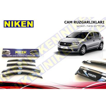Niken Dacia Sandero 2013 Kromlu Cam Rüzgarlığı