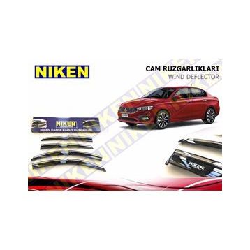 Niken Fiat Egea 2016 Sonrası Kromlu Cam Rüzgarlığı