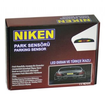 Niken Led Ekranlı Türkçe İkazlı Siyah Park Sensörü