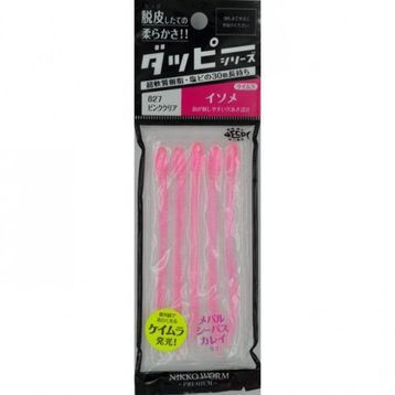 Nikko 827 Dappy Isome 100 mm Clear Pink Silikon Yem