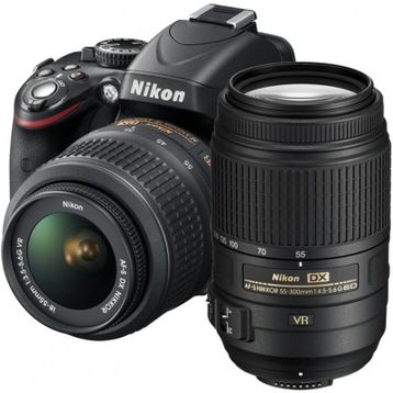 Nikon D3200 18-55mm + 55-300mm Lens DSLR Fotoğraf Makinesi