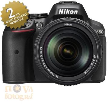 Nikon D3300 18-140mm Lens DSLR Fotoğraf Makinesi