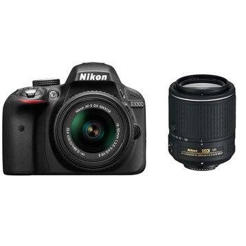 Nikon D3300 18-55mm + 55-200mm DSLR Fotoğraf Makinesi