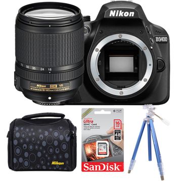 Nikon D3400 18-140mm Lens DSLR Fotoğraf Makinesi