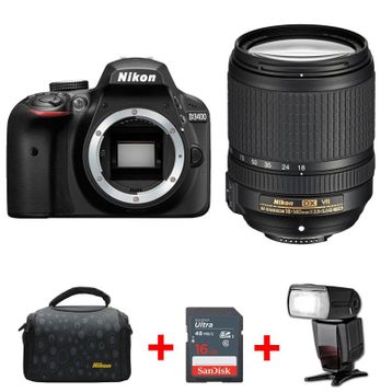 Nikon D3400 18-140mm Lens DSLR Fotoğraf Makinesi