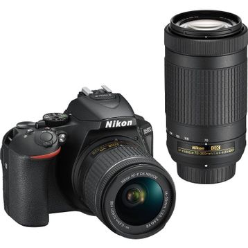Nikon D5600 AF-P 18-55 - 70-300mm DSLR Fotoğraf Makinesi
