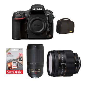 Nikon D810 24-85 VR - 70-300mm VR DSLR Fotoğraf Makinesi