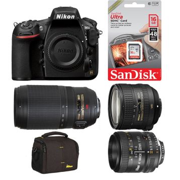 Nikon D810 24-85 VR - 70-300mm VR DSLR Fotoğraf Makinesi