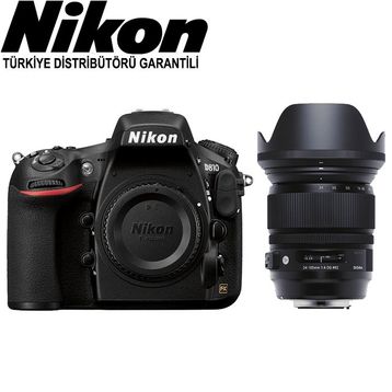 Nikon D810 Sigma 24-105mm OS Lens DSLR Fotoğraf Makinesi