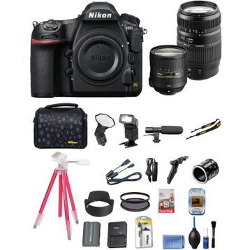Nikon D850 24-85 Tamron 70-300 mm Lens DSLR Fotoğraf Makinesi