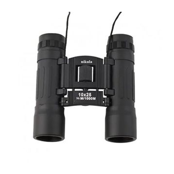 Nikula 10x25 Kauçuk Kaplama Cep Boy Mini El Dürbünü
