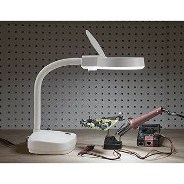 Nikula 808A 3.5x Floresan Işıklı Masa Büyüteç Lambası