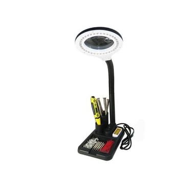 Nikula A808 Esnek 5x /10x 40 Led Işıklı Büyüteç Lamba Büyüteç Okuma Çalışma Lehim Masa Lambası
