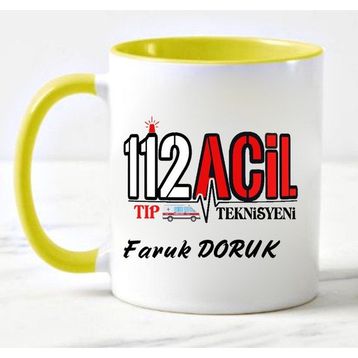 Nil Hediye 112 Tıp Teknisyen Temalı Kupa