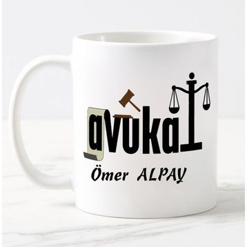 Nil Hediye Avukat Temalı Kupa