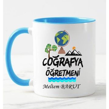 Nil Hediye Coğrafya Öğretmeni Temalı Kupa