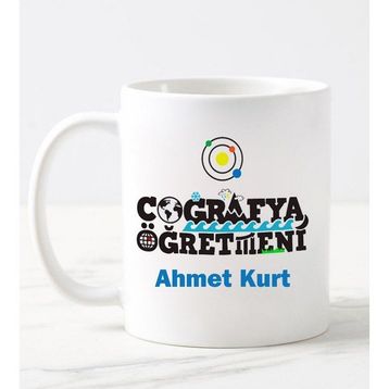 Nil Hediye Coğrafya Öğretmeni Temalı Kupa