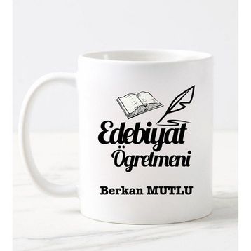 Nil Hediye Edebiyat Öğretmeni Temalı Kupa