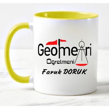 Nil Hediye Geometri Öğretmeni Temalı-1 Kupa