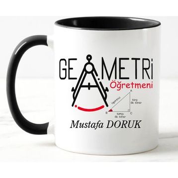 Nil Hediye Geometri Öğretmeni Temalı Kup