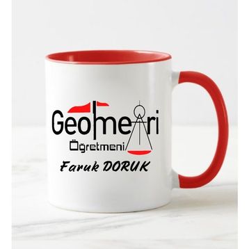 Nil Hediye Geometri Öğretmeni Temalı Kup