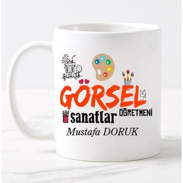 Nil Hediye Görsel Sanatlar Öğretmeni Temalı Kupa