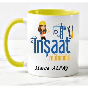 Nil Hediye İnşaat Mühendisi Temalı-1 Kupa