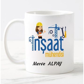 Nil Hediye İnşaat Mühendisi Temalı-1 Kupa