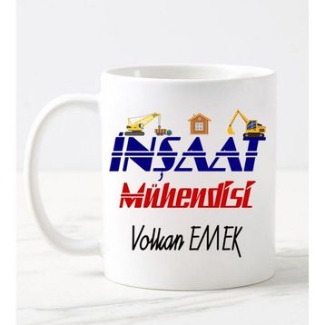 Nil Hediye İnşaat Mühendisi Temalı Kupa