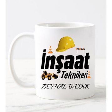 Nil Hediye İnşaat Teknikeri Temalı Kup