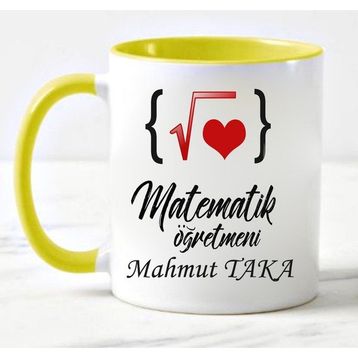 Nil Hediye Matematik Öğretmeni Temalı Kupa