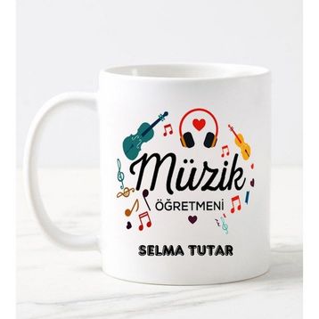 Nil Hediye Müzik Öğretmeni Temalı Kupa