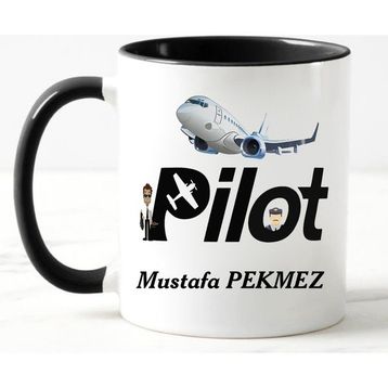 Nil Hediye Pilot Temalı Kupa