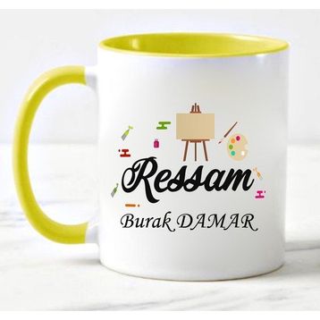 Nil Hediye Ressam Temalı Kupa