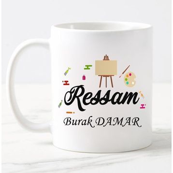 Nil Hediye Ressam Temalı Kupa