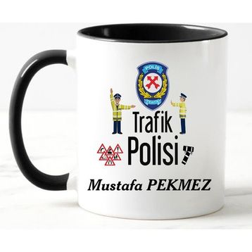 Nil Hediye Trafik Polisi Temalı Kupa