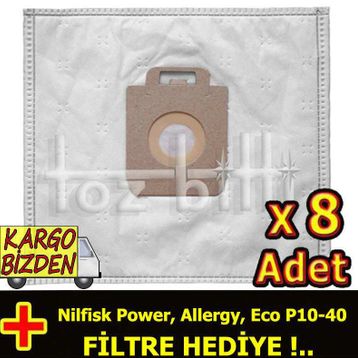 Nilfisk Power Allergy Eco P10-40 Toz Torbası