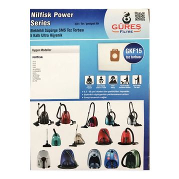Nilfisk Power Allergy Eco P10-40 Toz Torbası