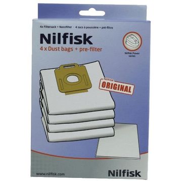 Nilfisk Power Serisi 4'lü Elektrikli Süpürge Torbası