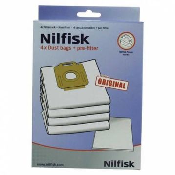 Nilfisk Power Serisi 4'lü Elektrikli Süpürge Torbası
