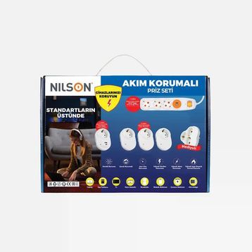 Nilson Akım Korumalı Grup Priz Set
