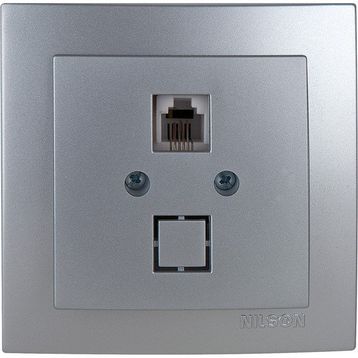 Nilson Eko Touran Gümüş Numeris Telefon Prizi