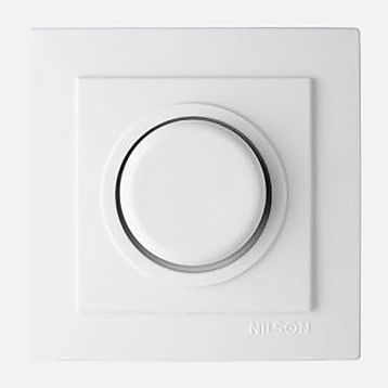 Nilson Touran Beyaz LED Dimmer Anahtar