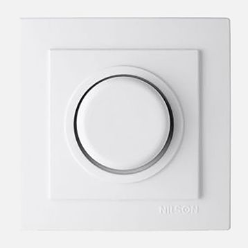 Nilson Touran Beyaz LED Dimmer Anahtar